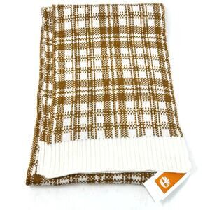Timberland Plaid Scarf NWT